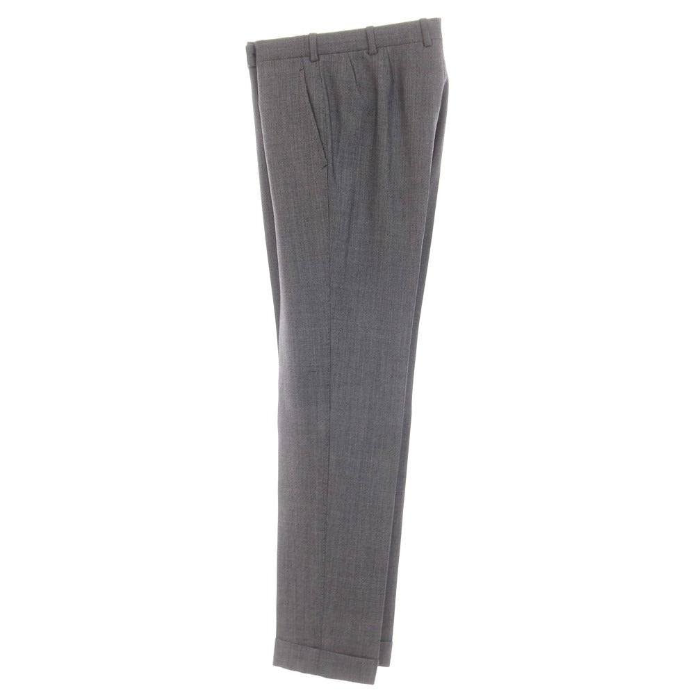 【中古】シャロン Sharon ウール系 ドレススラックスパンツ グレーxブラック【サイズ表記なし(S位)】【GRY】【A/W】【状態ランクA】【メンズ】