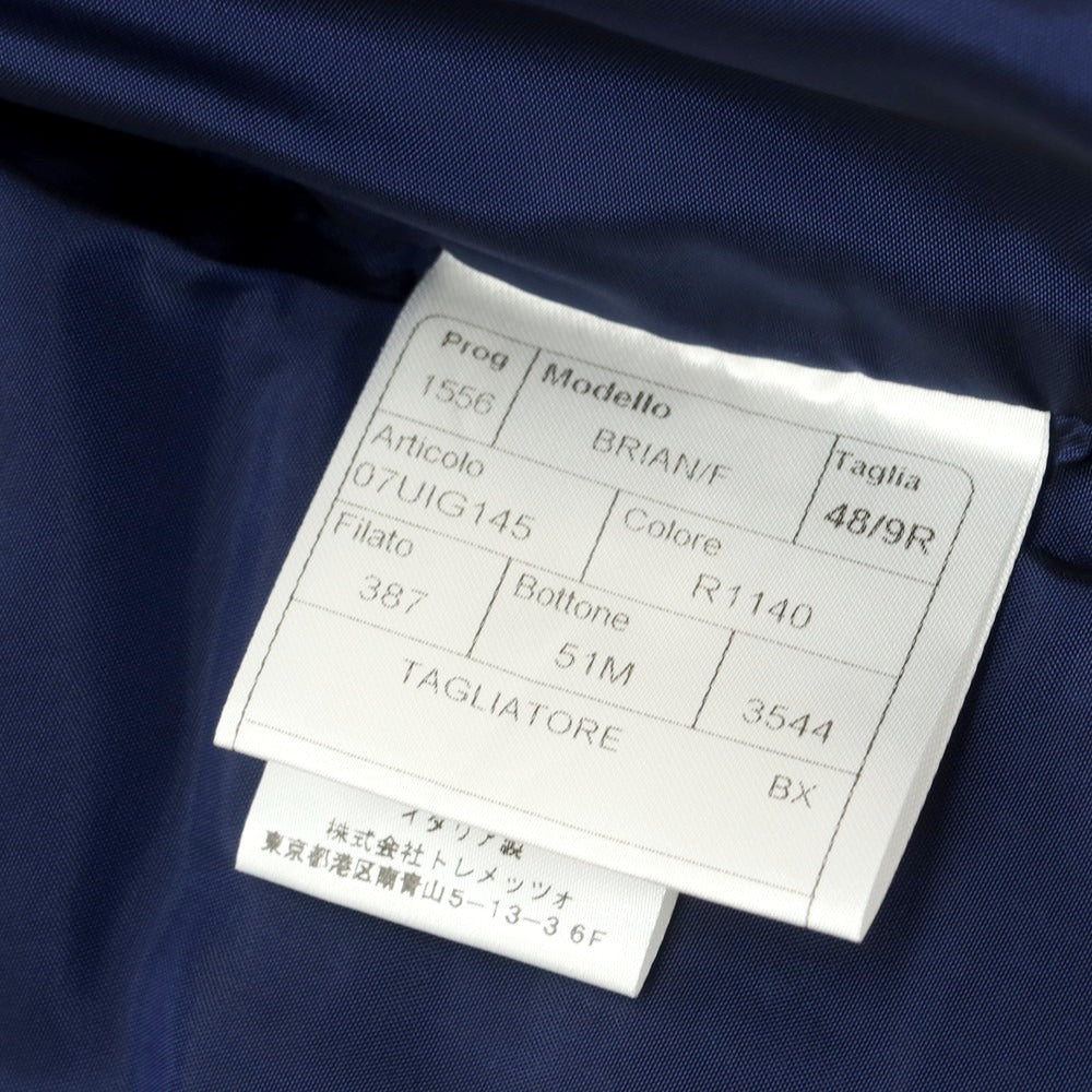 【中古】タリアトーレ TAGLIATORE ライトツイード ドレス系ジレ ベスト レッド系xネイビー【 48 】【 状態ランクA 】【 メンズ 】