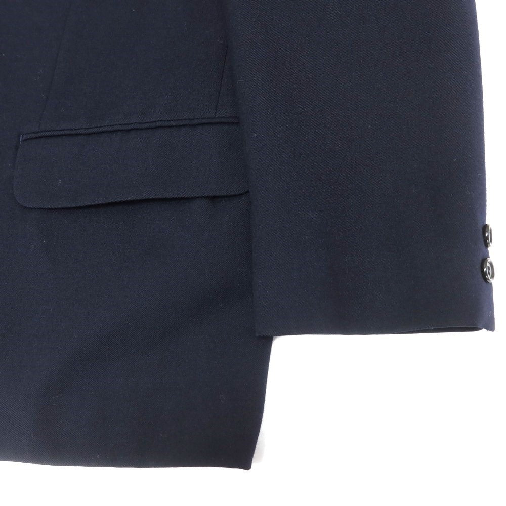 【中古】コムサデモードメン COMME CA DU MODE MEN ウール 2つボタン テーラードジャケット ダークネイビー【 表記なし(L位) 】【 状態ランクB 】【 メンズ 】