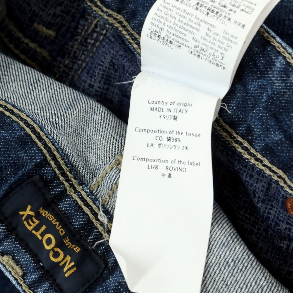 【中古】インコテックス INCOTEX コットン ジーンズ デニムパンツ ネイビー【 31 】【 状態ランクB 】【 メンズ 】