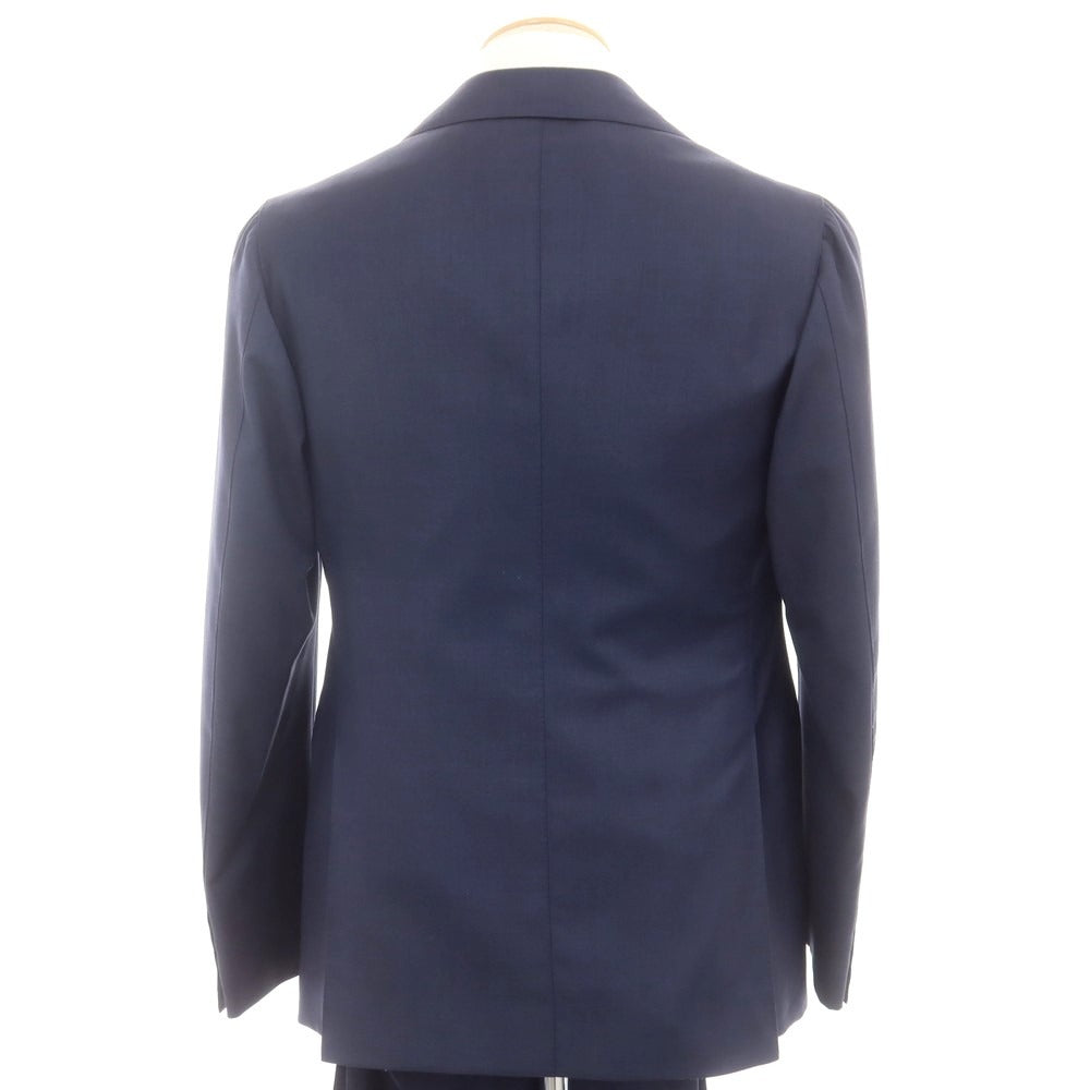 【中古】シャロン Sharon ウール ハンドメイド 2つボタンスーツ ネイビー【 表記なし(XS位) 】【 状態ランクB 】【 メンズ 】