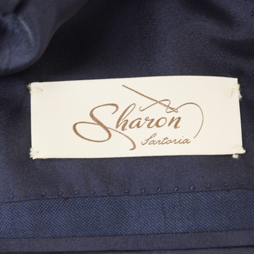 【中古】シャロン Sharon ウール ハンドメイド 2つボタンスーツ ネイビー【 表記なし(XS位) 】【 状態ランクB 】【 メンズ 】
