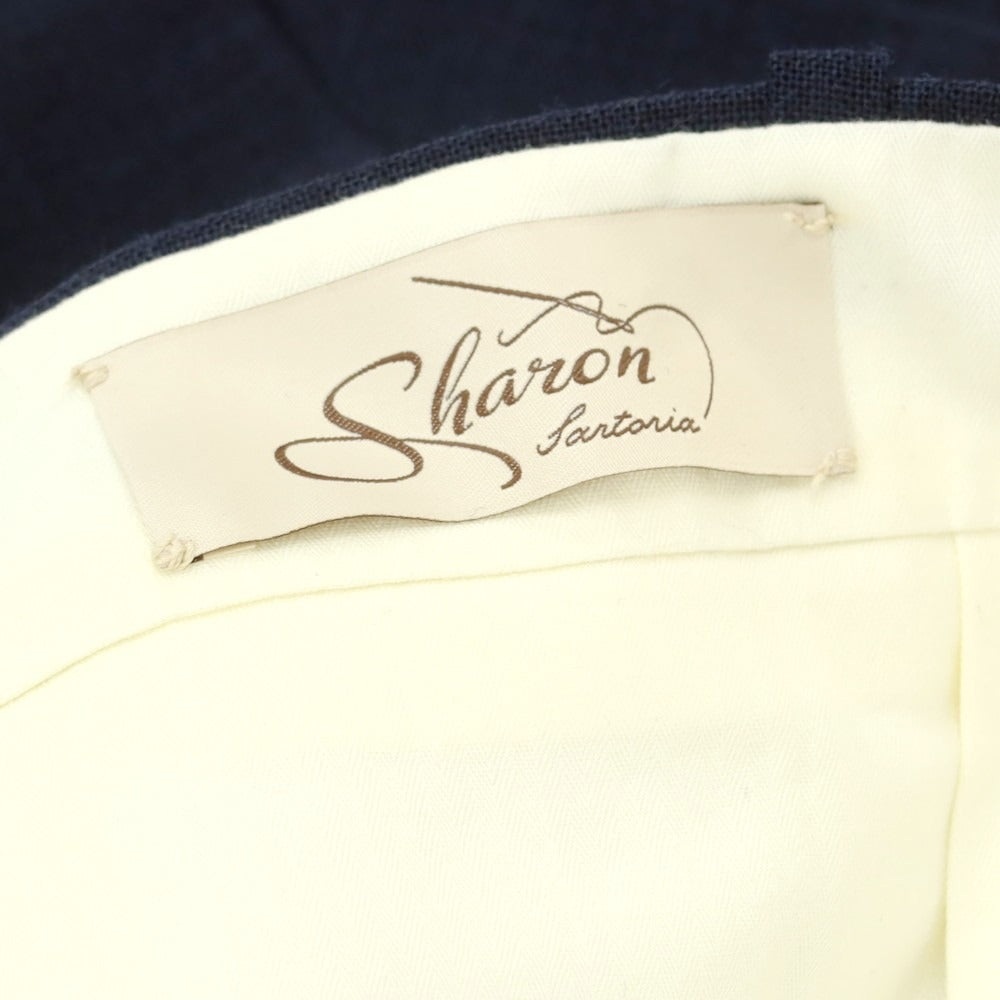【中古】シャロン Sharon ウール系 ドレススラックスパンツ ネイビー【 表記なし (S位) 】【 状態ランクA 】【 メンズ 】