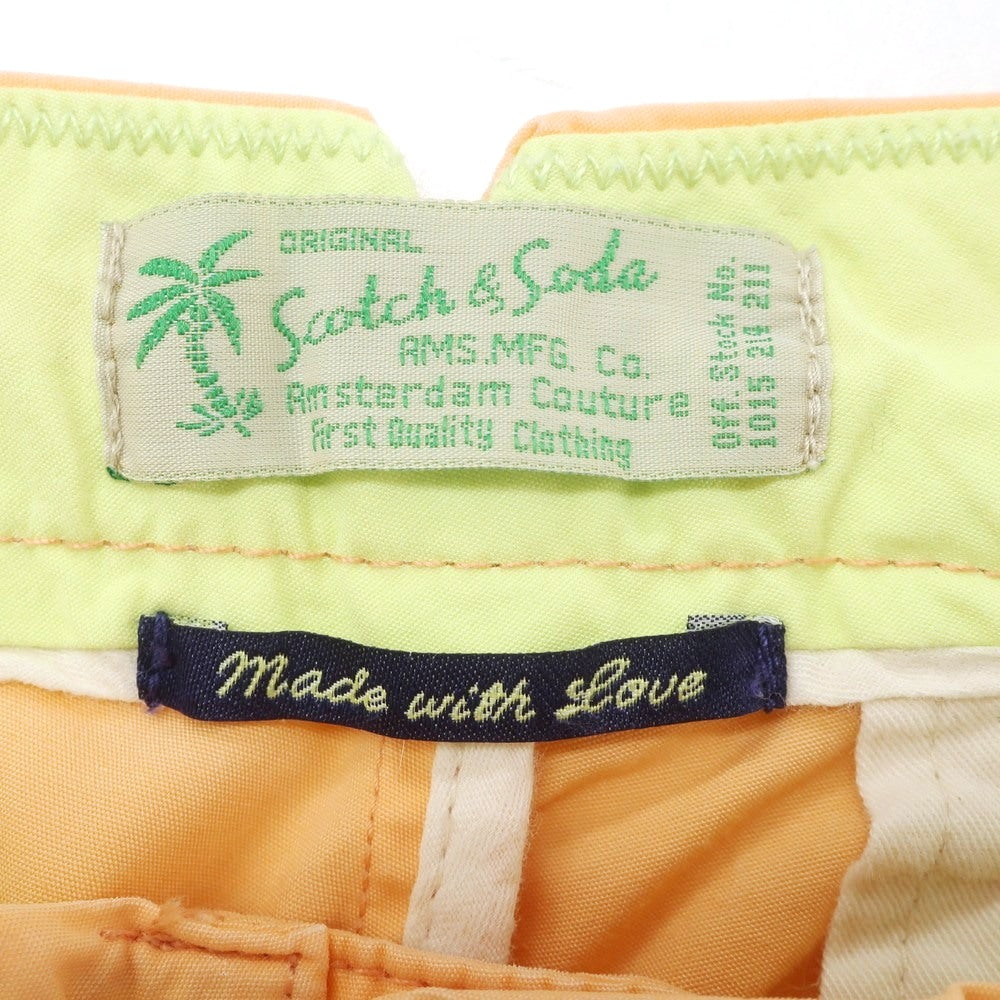 【中古】スコッチアンドソーダ SCOTCH & SODA コットン ショートパンツ ペールオレンジ【 29 】【 状態ランクC 】【 メンズ 】