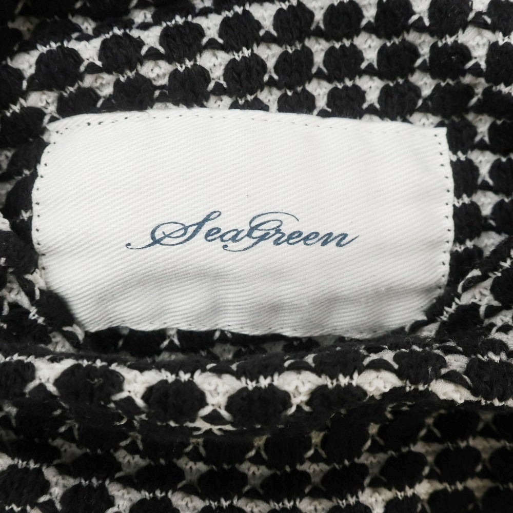 【中古】シーグリーン Seagreen コットンポリエステル ショートパンツ ブラックxホワイト【 3 】【 状態ランクB 】【 メンズ 】