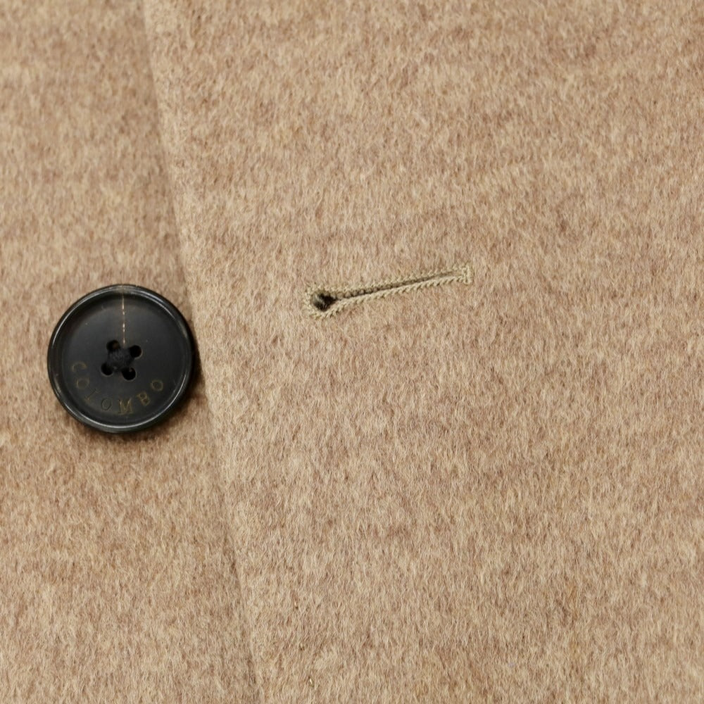 【中古】コロンボ COLOMBO カシミヤミンク チェスターフィールドコート アッシュブラウン【 50 】【 状態ランクB 】【 メンズ 】