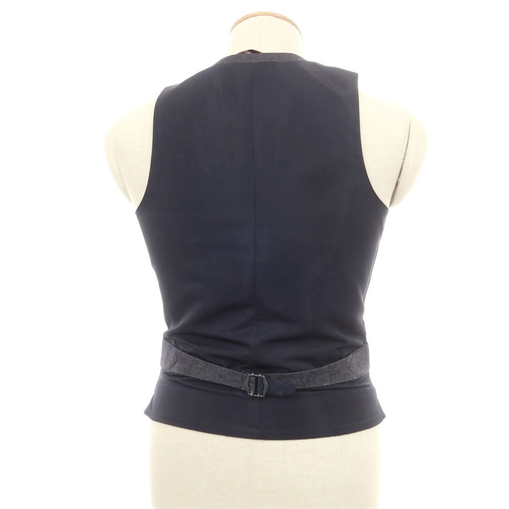 【中古】ジースターロウ G-STAR RAW デニム カジュアル系ジレ ベスト ネイビー【 XXS 】【 状態ランクA 】【 メンズ 】