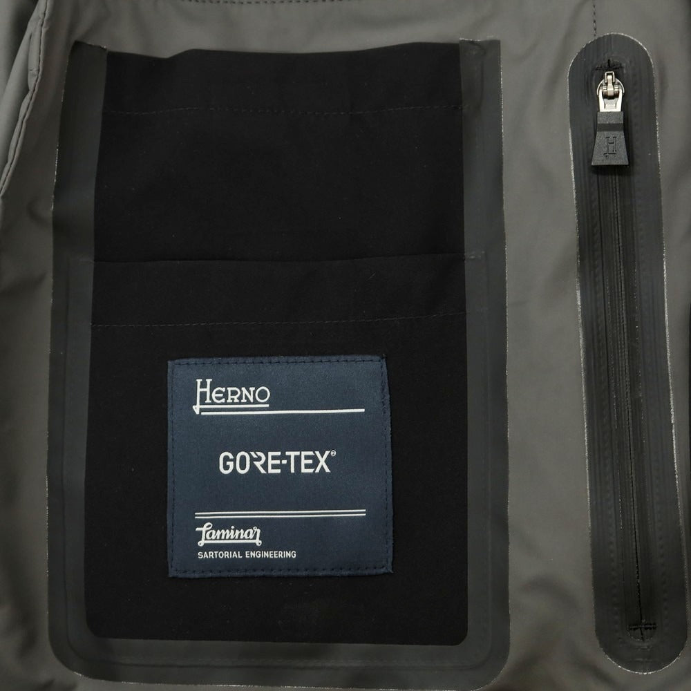 【中古】ヘルノ Herno Laminor GORE-TEX カジュアルジャケット ブラック【 46 】【 状態ランクB 】【 メンズ 】
