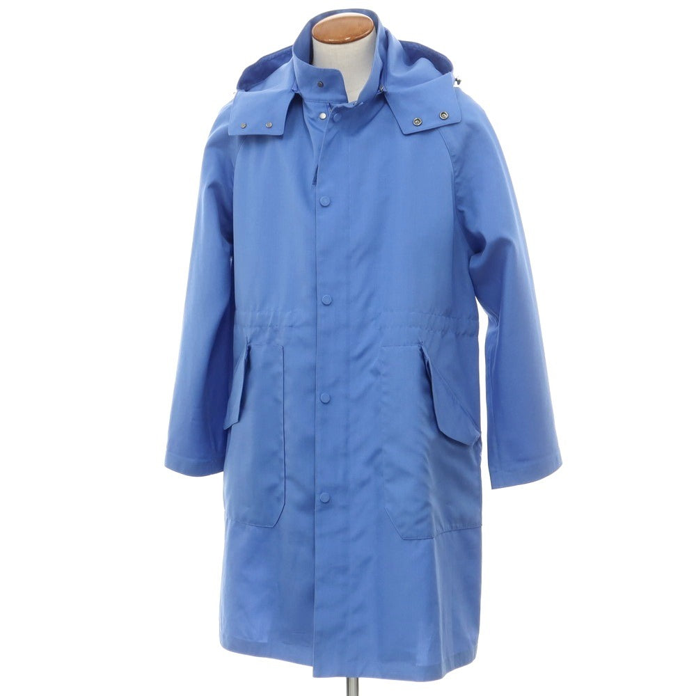 【中古】デザインワークス DESIGNWORKS ポリエステル フーデッドコート ブルー【 46 】【 状態ランクC 】【 メンズ 】