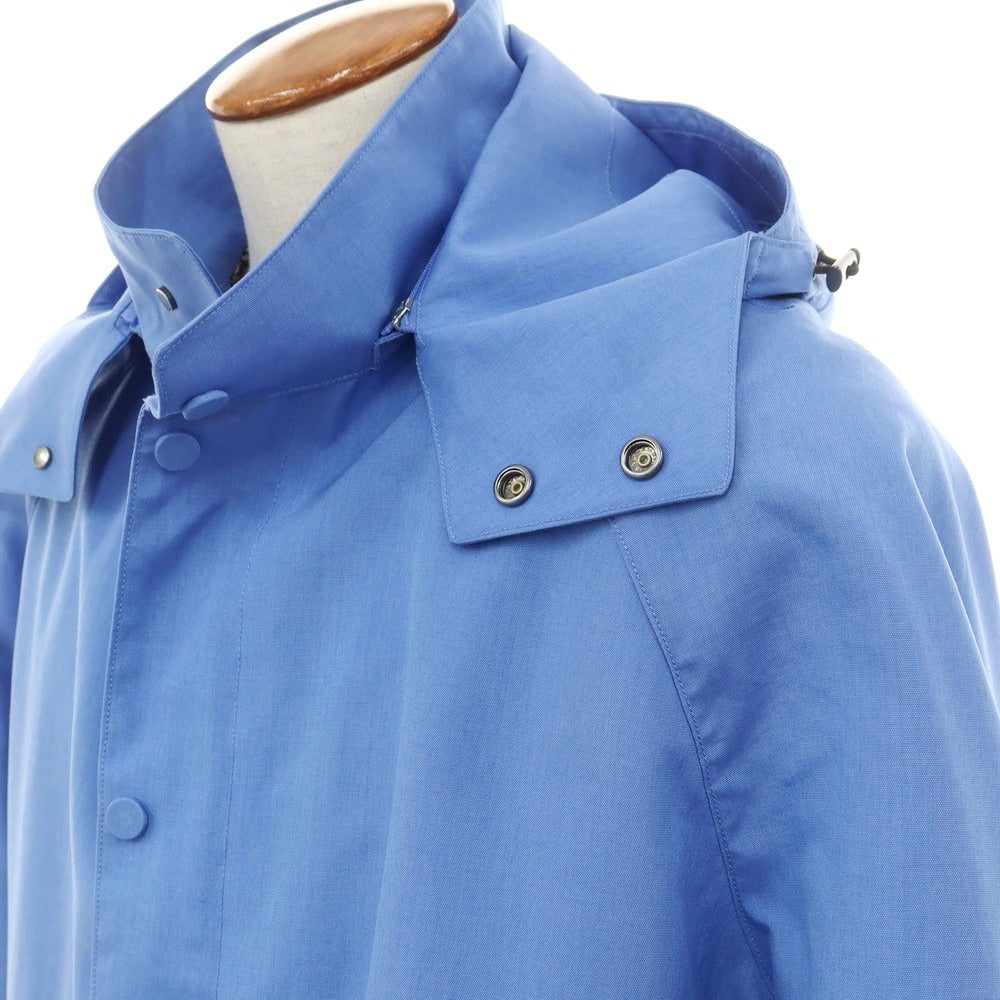 【中古】デザインワークス DESIGNWORKS ポリエステル フーデッドコート ブルー【 46 】【 状態ランクC 】【 メンズ 】