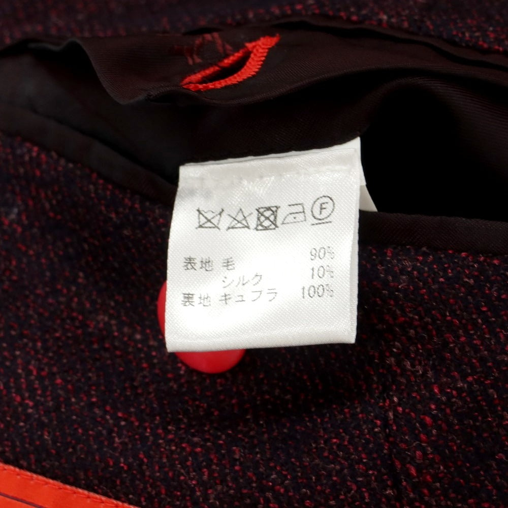 【中古】イザイア ISAIA SAILOR ウールシルクカシミヤ テーラードジャケット ボルドー【 44 】【 状態ランクA 】【 メンズ 】