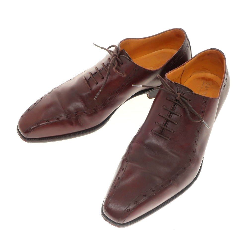 【中古】ジェイエムウエストン J.M WESTON ホールカット スワールモカシン ドレスシューズ バーガンディ【 9 E 】【 状態ランクC 】【 メンズ 】