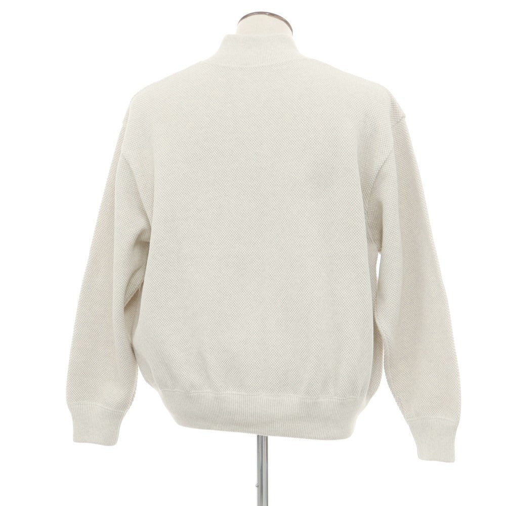 【中古】クレプスキュール crepuscule コットン系 スタンドカラー ダブルジップ カーディガン オートミール【 表記なし(XL位) 】【 状態ランクA 】【 メンズ 】