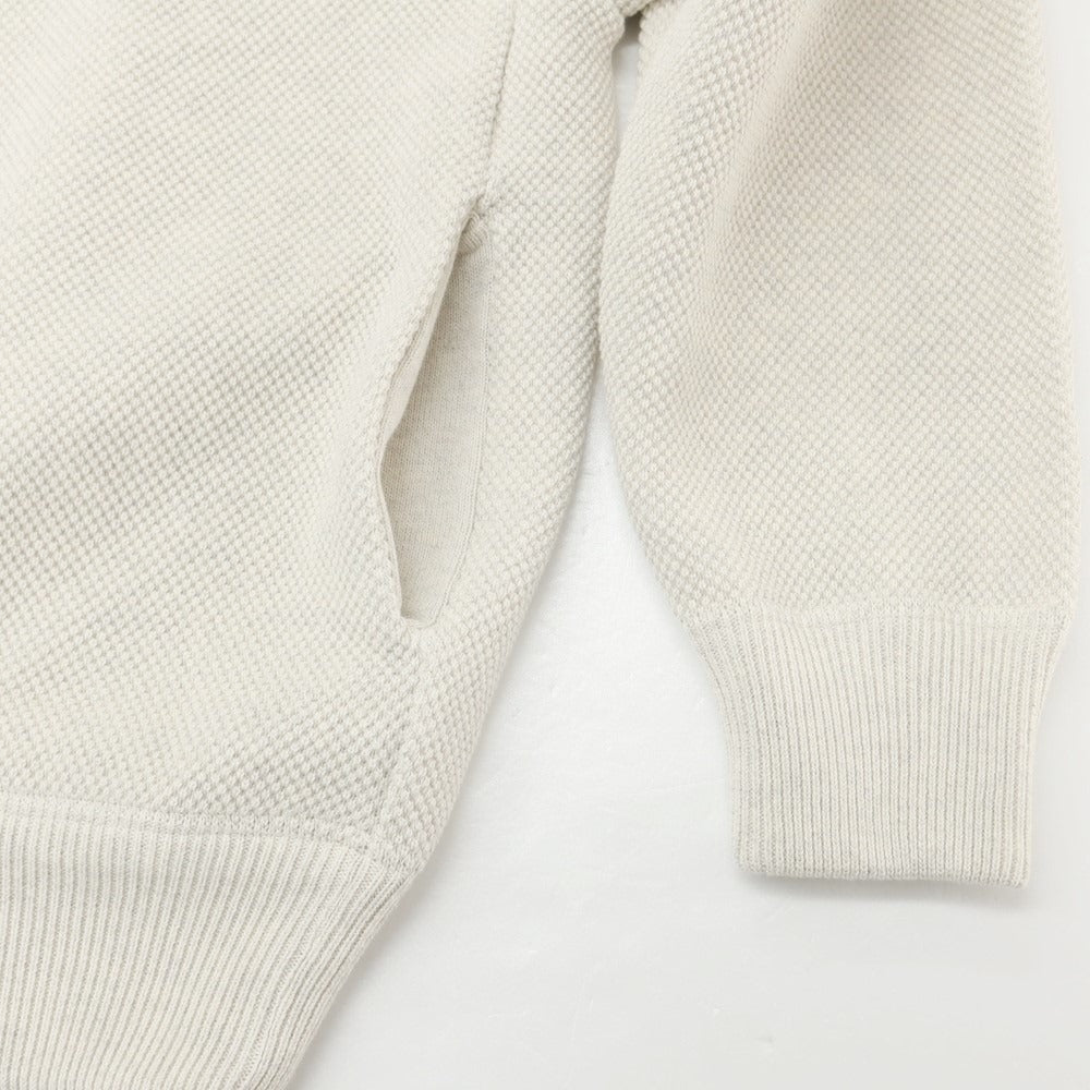 【中古】クレプスキュール crepuscule コットン系 スタンドカラー ダブルジップ カーディガン オートミール【 表記なし(XL位) 】【 状態ランクA 】【 メンズ 】