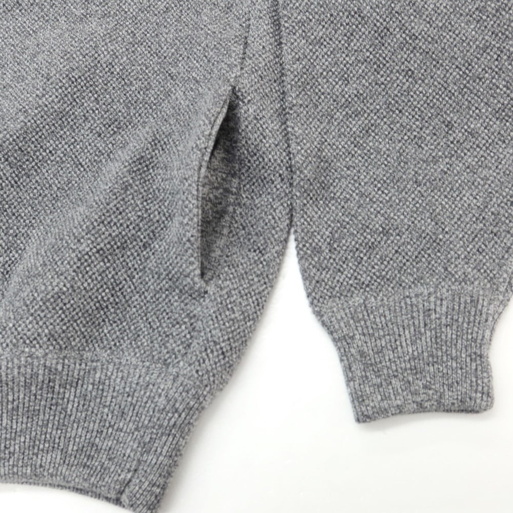 【中古】クレプスキュール crepuscule コットン系 スタンドカラー ダブルジップ カーディガン グレー【 表記なし(XL位) 】【 状態ランクA 】【 メンズ 】