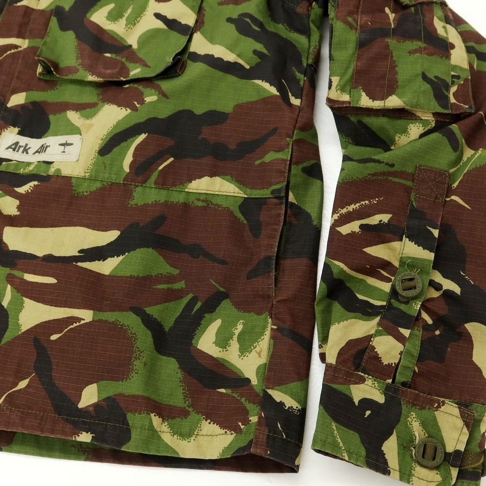 【中古】アークエアー ArkAir コットンポリエステル カモフラージュ柄 ミリタリージャケット グリーンxブラウン【 L 】【 状態ランクB 】【 メンズ 】