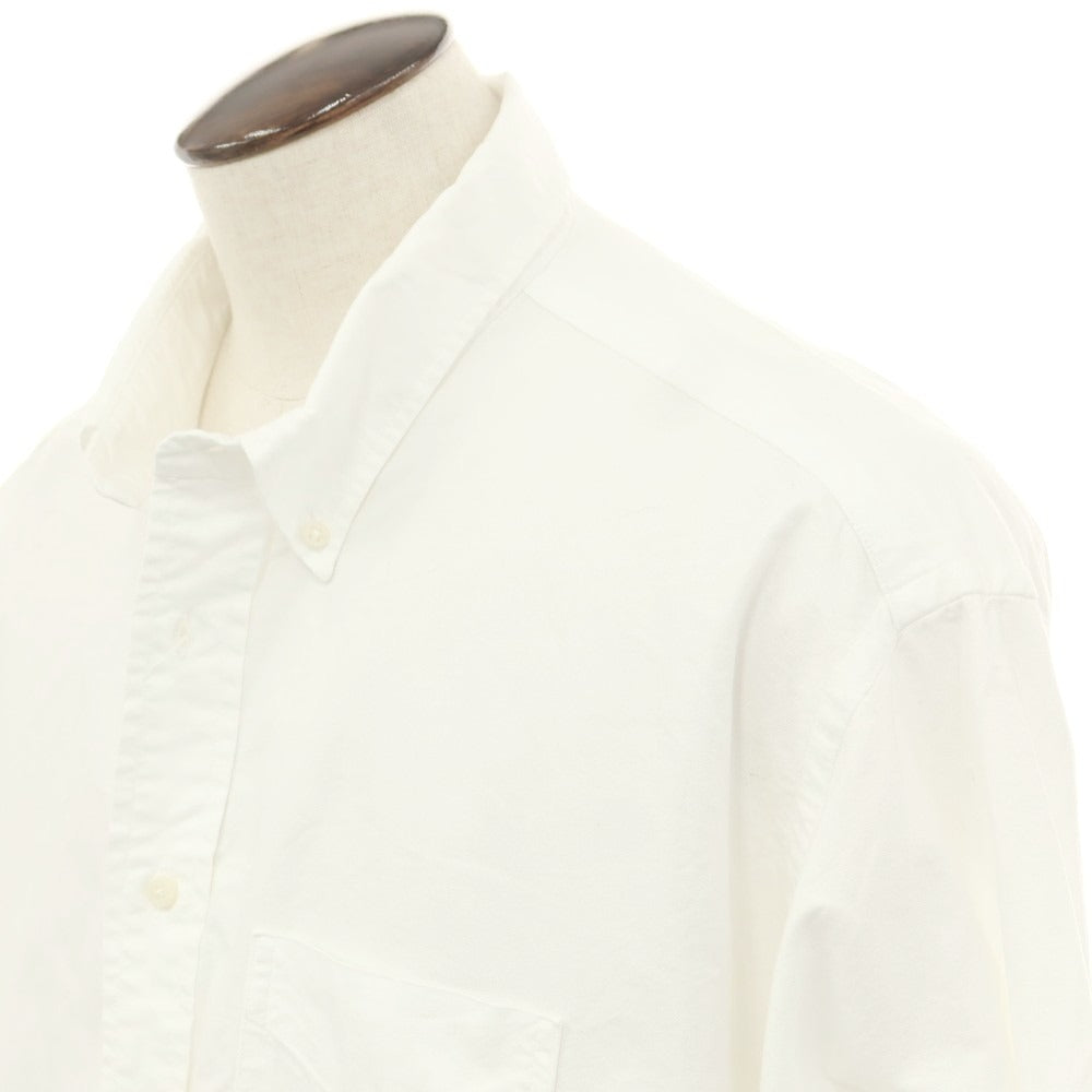 【中古】ギットマンブラザーズ GITMANBROS オックスフォード コットン ボタンダウン カジュアルシャツ ホワイト【 18 1/2 】【 状態ランクB 】【 メンズ 】