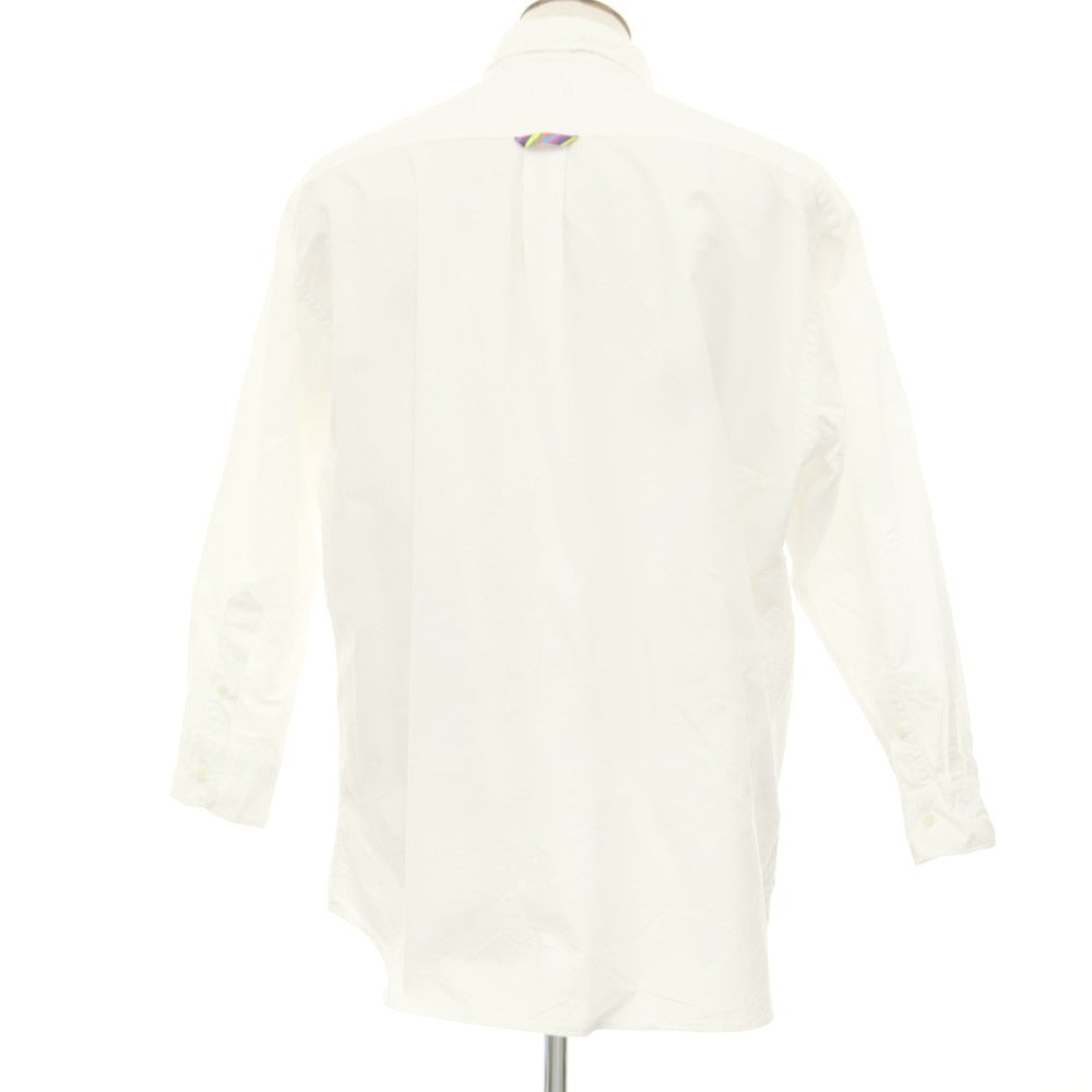 【中古】ギットマンブラザーズ GITMANBROS オックスフォード コットン ボタンダウン カジュアルシャツ ホワイト【 18 1/2 】【 状態ランクB 】【 メンズ 】