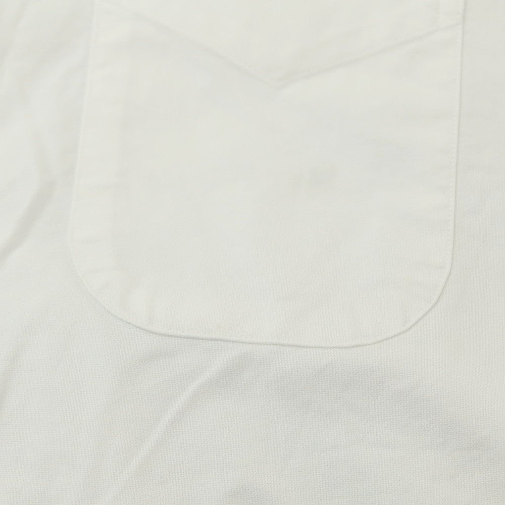 【中古】ギットマンブラザーズ GITMANBROS オックスフォード コットン ボタンダウン カジュアルシャツ ホワイト【 18 1/2 】【 状態ランクB 】【 メンズ 】