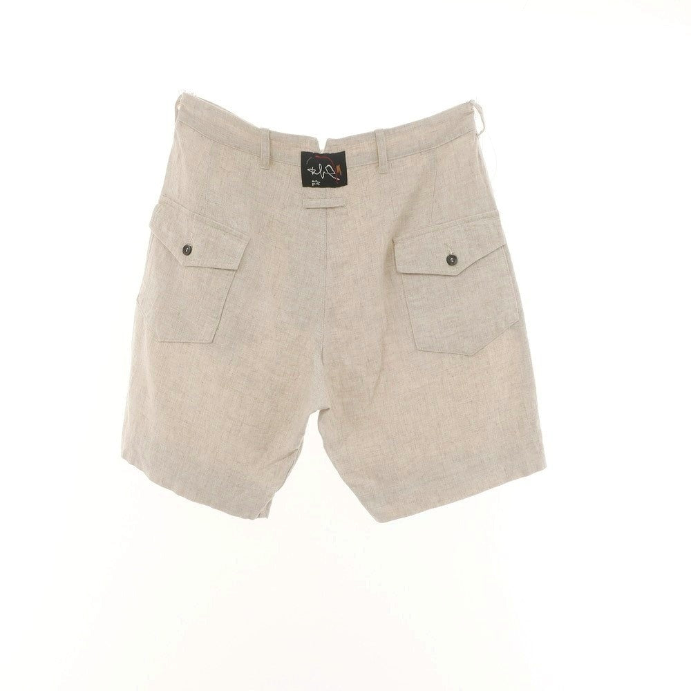 【中古】ウィローパンツ WILLOW PANTS リネンポリエステル ショートパンツ ベージュ【 1 】【 状態ランクB 】【 メンズ 】