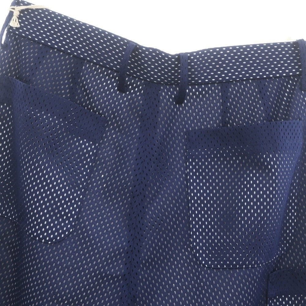 【中古】ニート NEAT ポリエステル メッシュ ショートパンツ ネイビーxホワイト【 M 】【 状態ランクA 】【 メンズ 】
