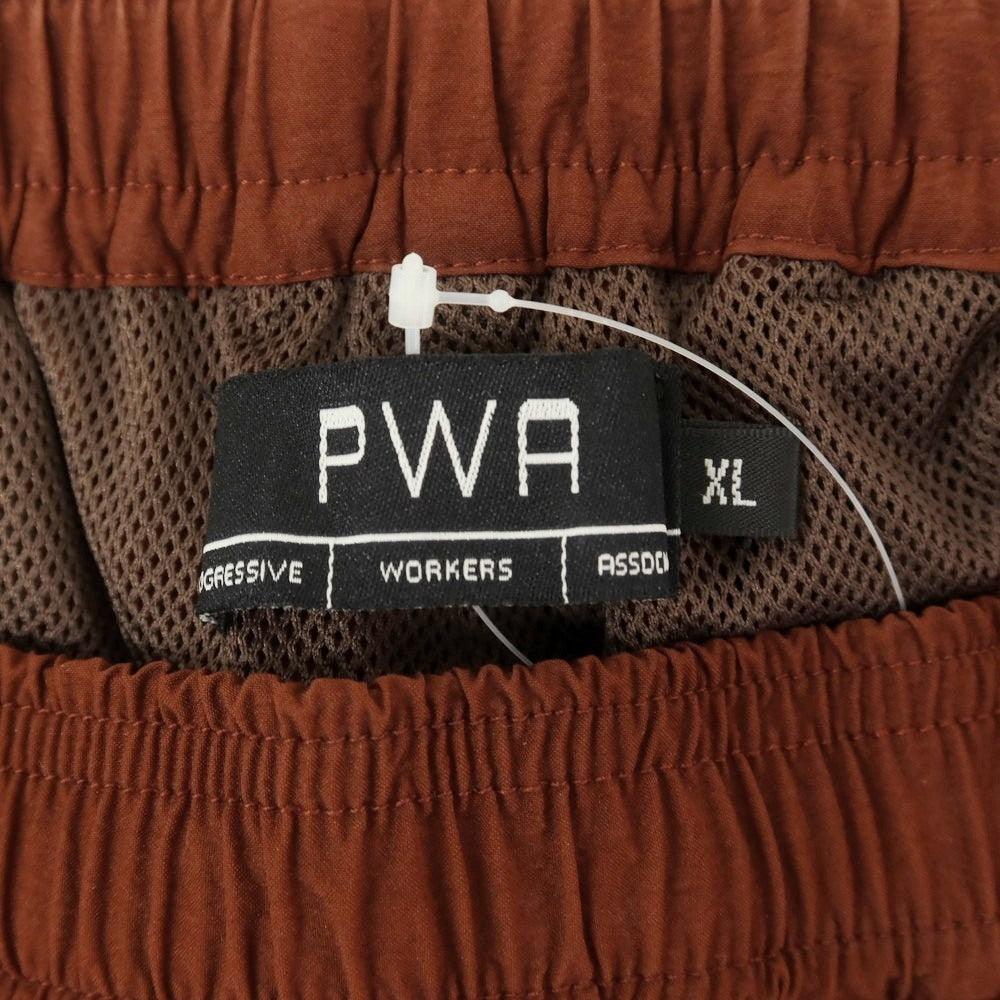 【中古】プア PWA ストレッチ ナイロン イージーパンツ ブラウン【 XL 】【 状態ランクB 】【 メンズ 】