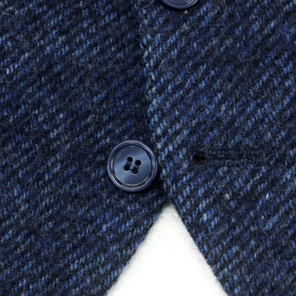 【中古】タリアトーレ TAGLIATORE ウールナイロン ドレス系ジレ ベスト ネイビーブルー【 46 】【 状態ランクB 】【 メンズ 】