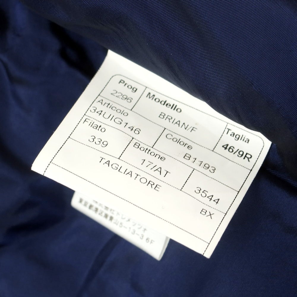 【中古】タリアトーレ TAGLIATORE ウールナイロン ドレス系ジレ ベスト ネイビーブルー【 46 】【 状態ランクB 】【 メンズ 】