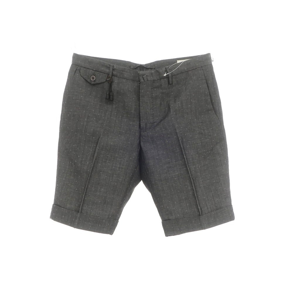 【中古】インコテックス INCOTEX ウールリネン ショートパンツ グレー【 46 】【 状態ランクB 】【 メンズ 】