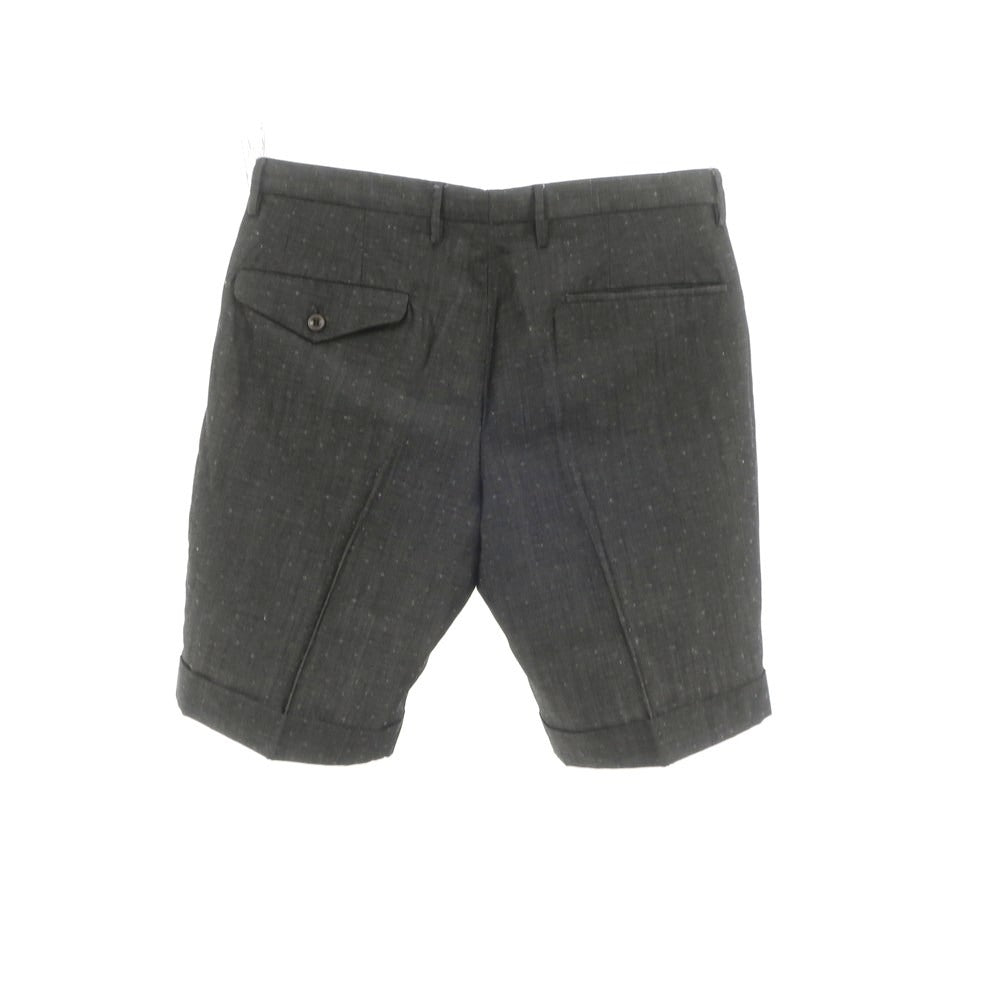 【中古】インコテックス INCOTEX ウールリネン ショートパンツ グレー【 46 】【 状態ランクB 】【 メンズ 】