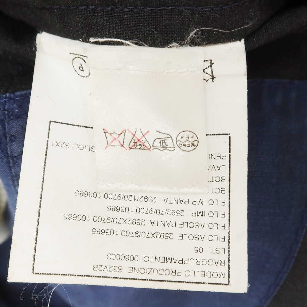 【中古】ボリオリ BOGLIOLI HAMPTON ストレッチウール 3つボタンスーツ チャコールグレー【 46 】【 状態ランクC 】【 メンズ 】