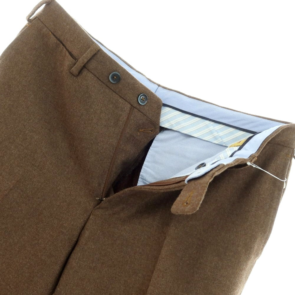 【中古】ポールスチュアート PAUL STUART ウール ドレススラックスパンツ ブラウン【 50 】【 状態ランクB 】【 メンズ 】