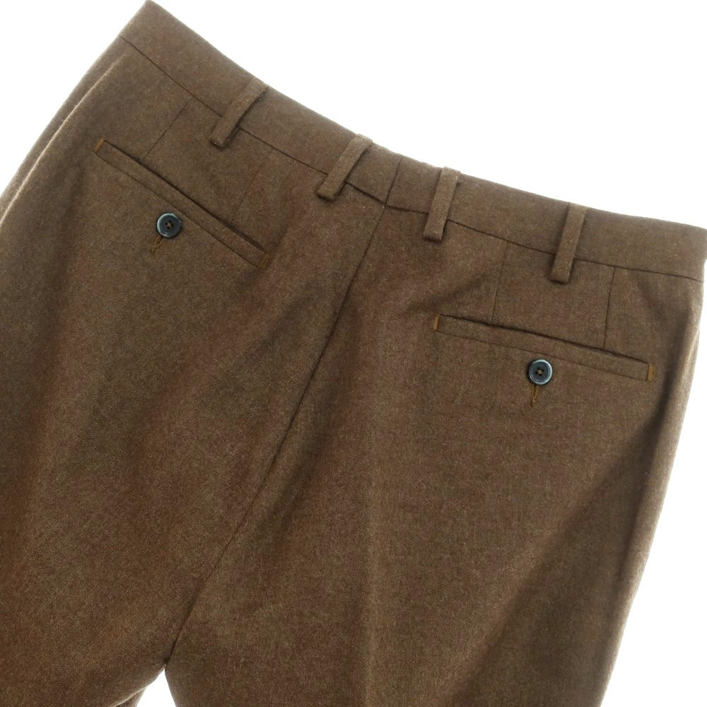 【中古】ポールスチュアート PAUL STUART ウール ドレススラックスパンツ ブラウン【 50 】【 状態ランクB 】【 メンズ 】