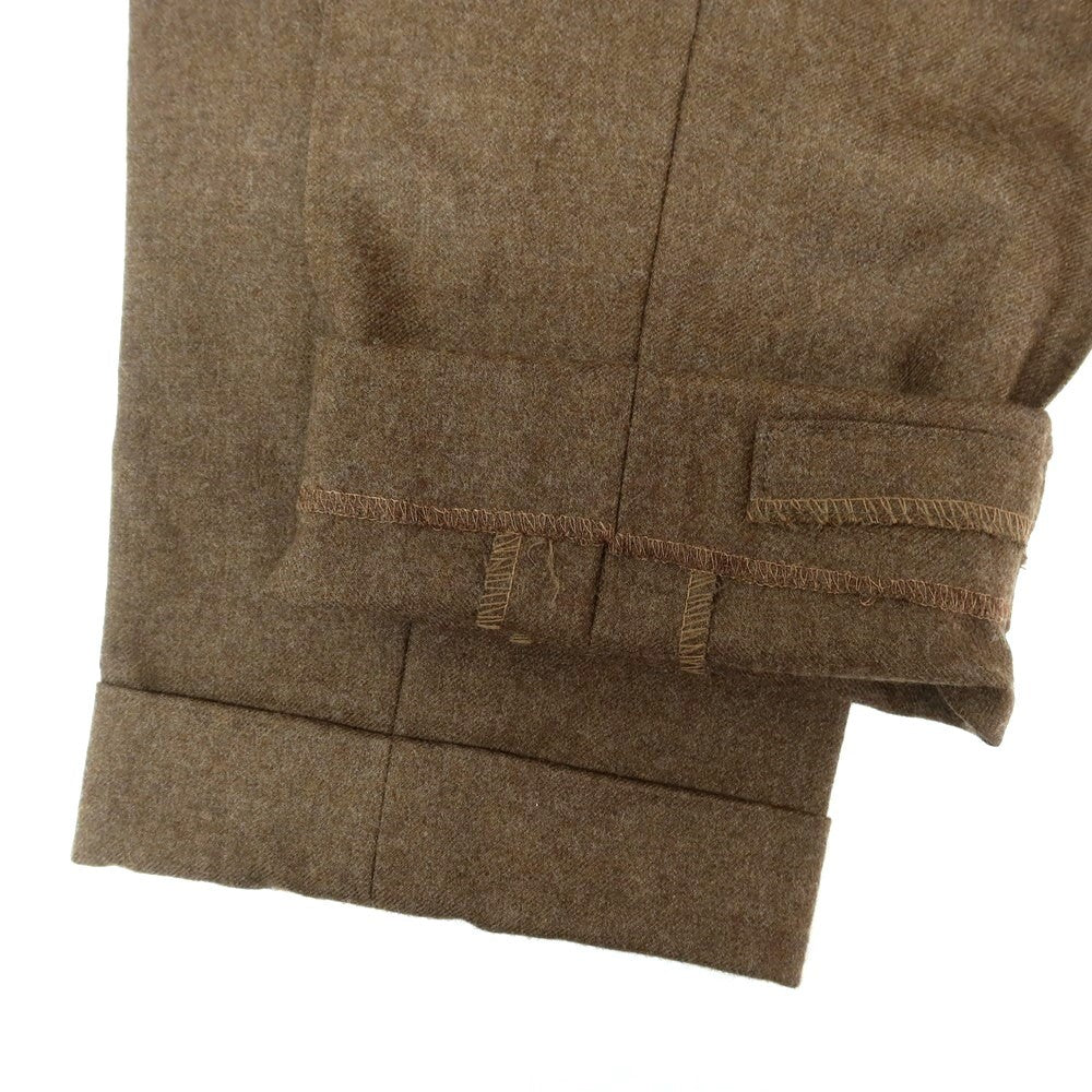 【中古】ポールスチュアート PAUL STUART ウール ドレススラックスパンツ ブラウン【 50 】【 状態ランクB 】【 メンズ 】