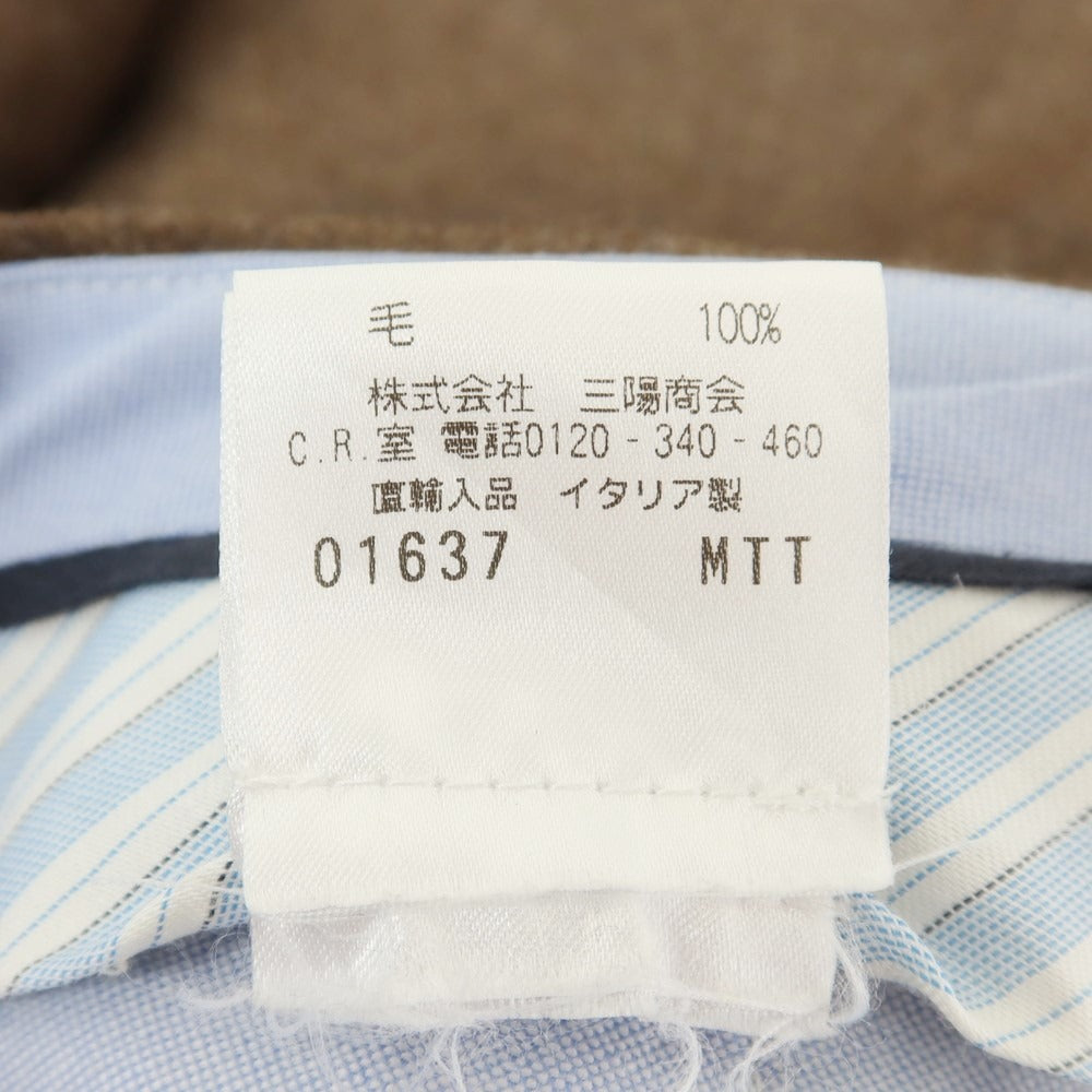 【中古】ポールスチュアート PAUL STUART ウール ドレススラックスパンツ ブラウン【 50 】【 状態ランクB 】【 メンズ 】