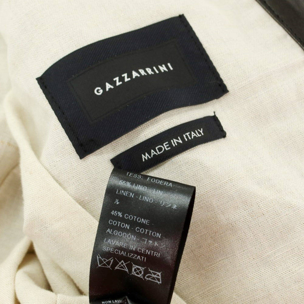 【中古】ガッザリーニ GAZZARRINI レザーブルゾン ブラック【 52 】【 状態ランクB 】【 メンズ 】