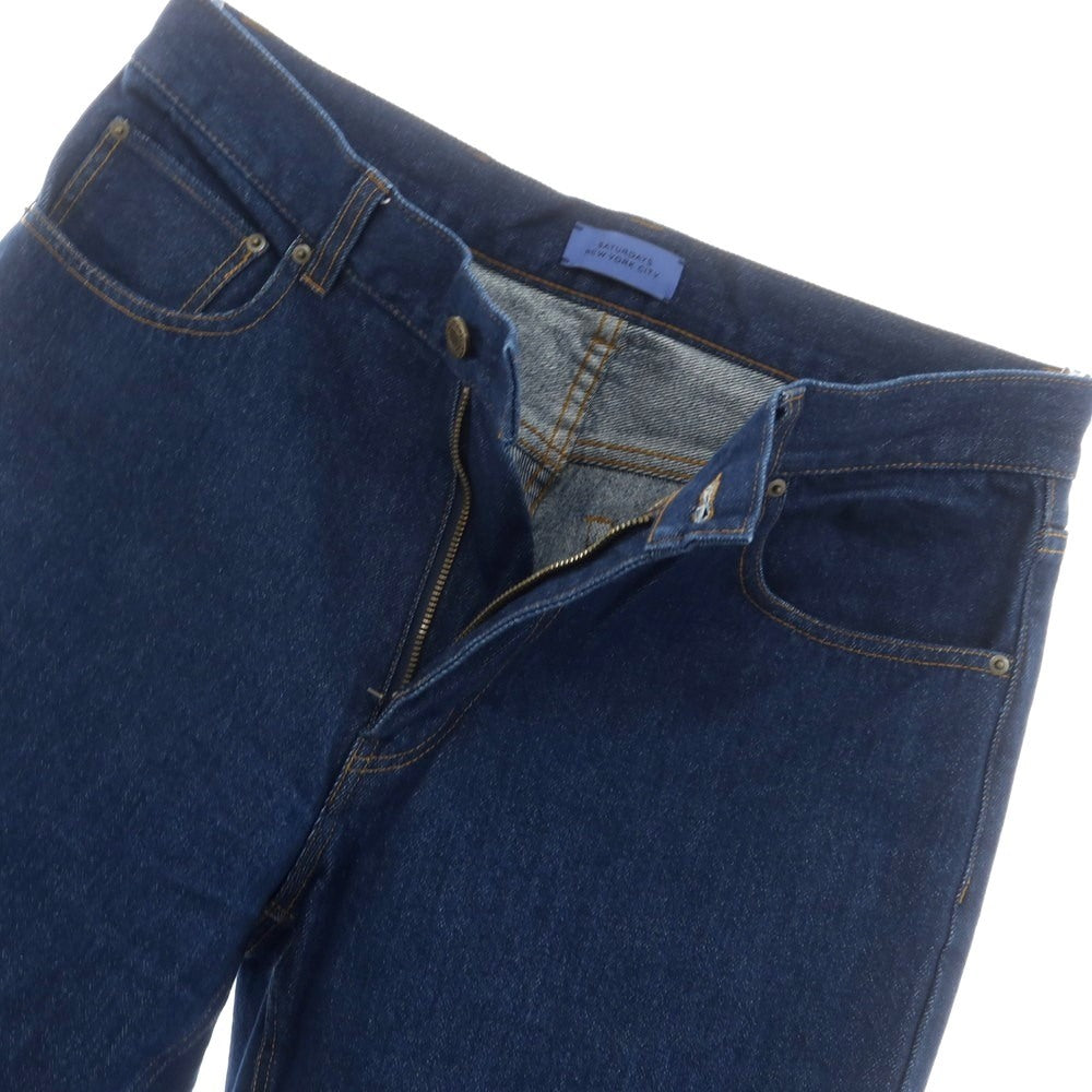 【中古】サタデーズ ニューヨークシティ Saturdays NYC コットン ジーンズ デニムパンツ ネイビー【 31 】【 状態ランクB 】【 メンズ 】