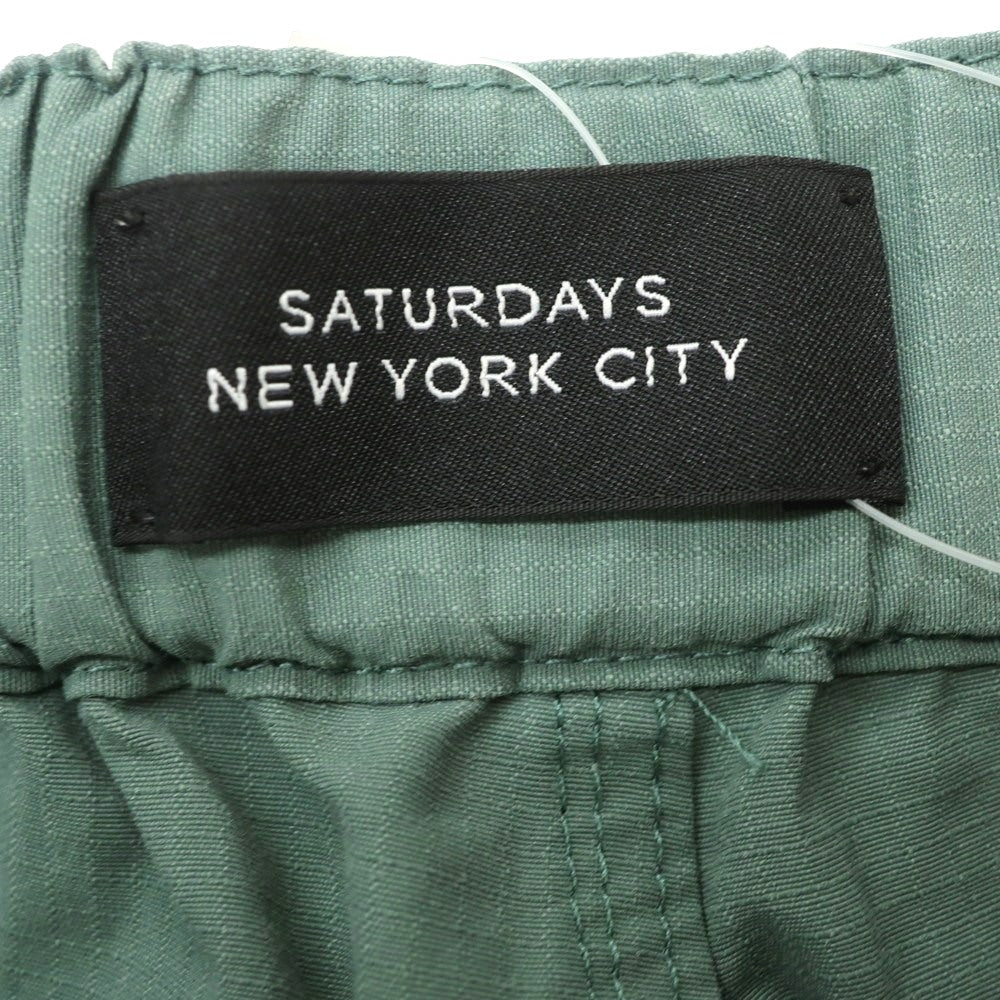 【中古】サタデーズ ニューヨークシティ Saturdays NYC コットンナイロン ショートパンツ グリーン【 M 】【 状態ランクB 】【 メンズ 】