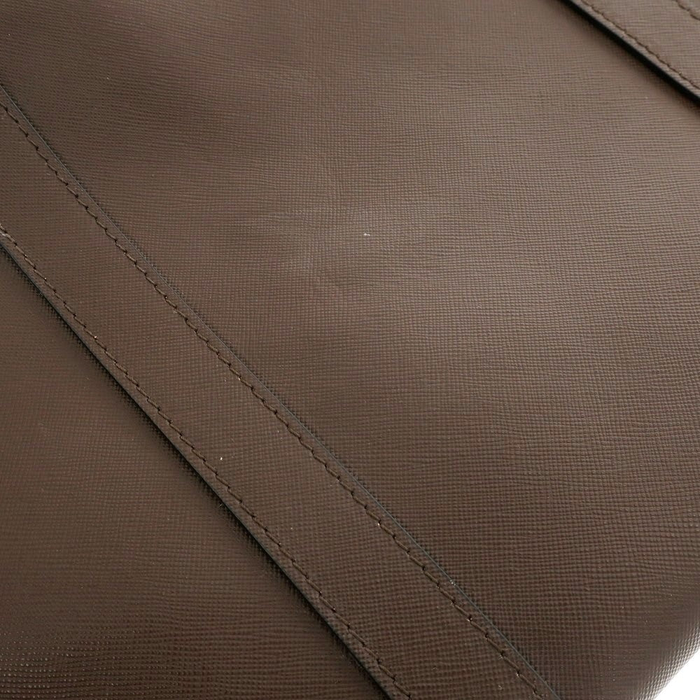 【中古】デュカート デ ミラノ Ducato di MILANO 型押しレザー ブリーフケース ブラウン【 状態ランクB 】【 メンズ 】