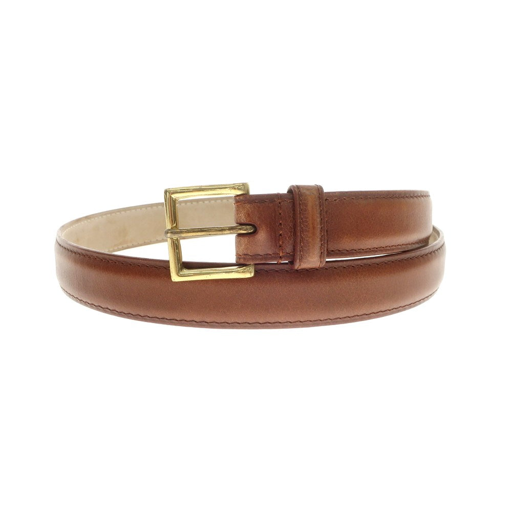 John Lobb レザー ベルト ブラウン ジョンロブ John Lobb レザー ベルト ブラウン ジョンロブ