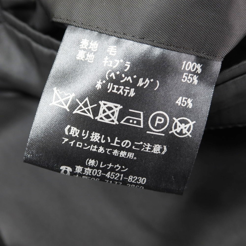 【中古】ダーバン D’URBAN ウール 4B ダブル テーラードジャケット ブラック【 A5 (M位) 】【 状態ランクB 】【 メンズ 】