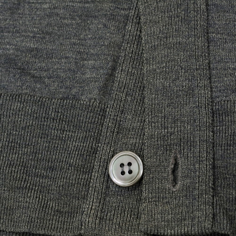 【中古】ジョンスメドレー JOHN SMEDLEY ハイゲージ ウール カーディガン グレー【 S 】【 状態ランクB 】【 メンズ 】