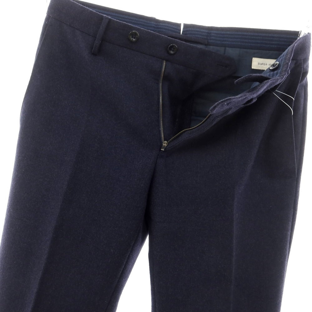 【中古】インコテックス INCOTEX SUPER100’S ウール ドレススラックスパンツ ネイビー【 44 】【 状態ランクB 】【 メンズ 】