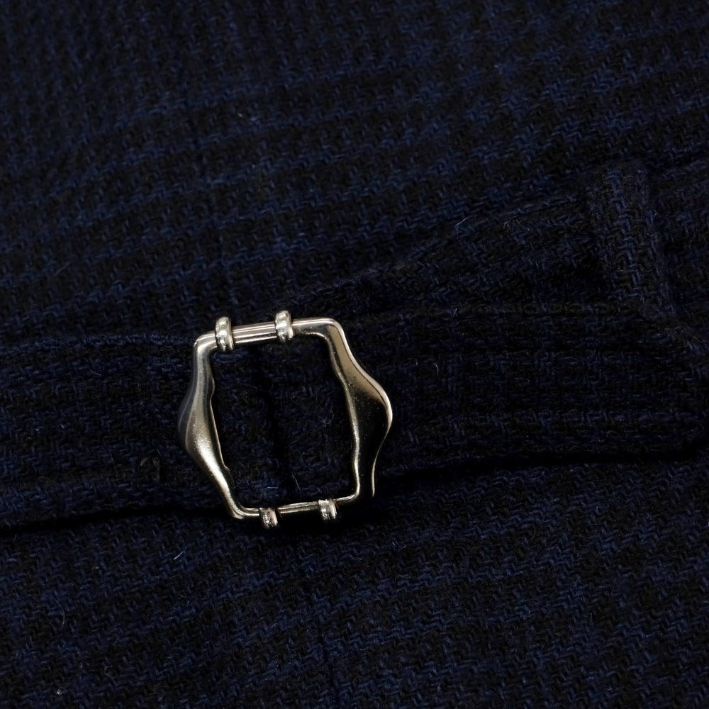 【中古】ラルディーニ LARDINI ウール チェック カジュアル系ジレ ベスト ネイビー【 44 】【 状態ランクB 】【 メンズ 】
