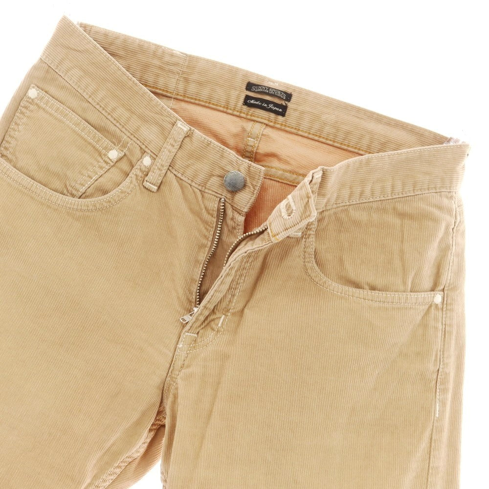 【中古】サニースポーツ SUNNY SPORTS コットン コーデュロイパンツ ベージュ【 表記なし(S位) 】【 状態ランクC 】【 メンズ 】