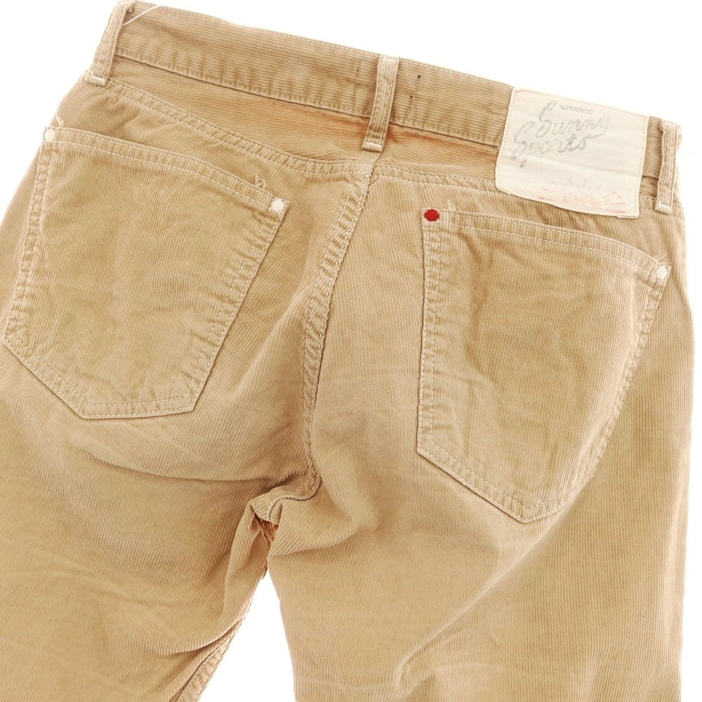 【中古】サニースポーツ SUNNY SPORTS コットン コーデュロイパンツ ベージュ【 表記なし(S位) 】【 状態ランクC 】【 メンズ 】