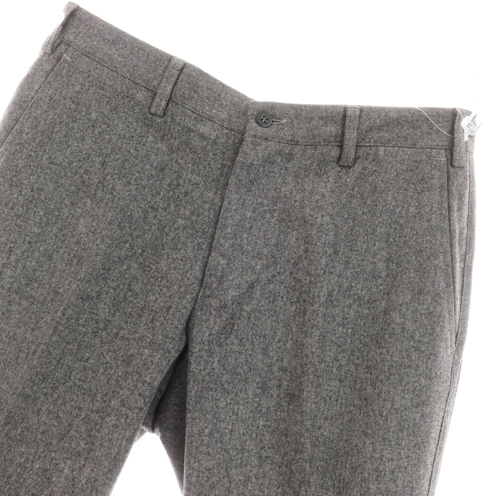 【中古】ジェルマーノ GERMANO SUPER100’S ウール カジュアルスラックスパンツ グレー【 48 】【 状態ランクC 】【 メンズ 】