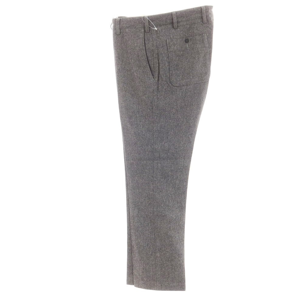 【中古】ジェルマーノ GERMANO SUPER100’S ウール カジュアルスラックスパンツ グレー【 48 】【 状態ランクC 】【 メンズ 】