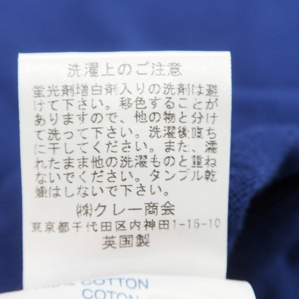 【中古】ウィリアムロッキー WILLIAM LOCKIE ハイゲージ コットン Vネック ニットベスト ネイビー【 42 】【 状態ランクB 】【 メンズ 】