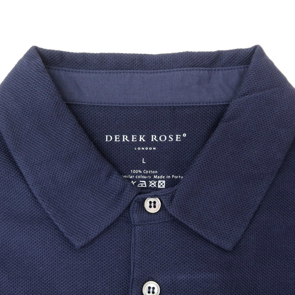 【中古】デレク ローズ Derek Rose ポロシャツ&ボトムス セット ネイビー【 上L/下M 】【 状態ランクA 】【 メンズ 】